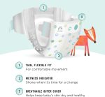Amazon Brand - Mama Bear Gentle Touch Diapers, Hypoallergenic, Newborn, White, 120 Count (4 Pack of 30 ) - Image 3